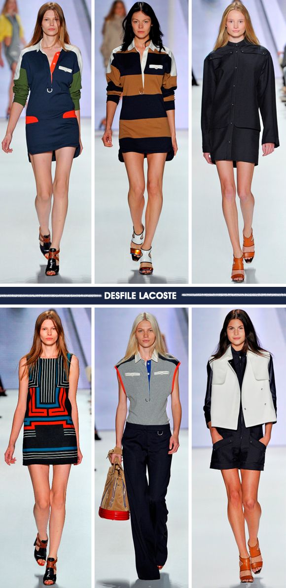 Viva o sportswear: coleção Lacoste SS 2012