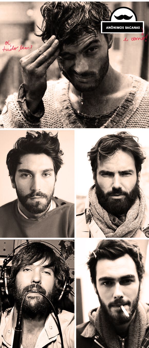 Estilo masculino: barba e bigode