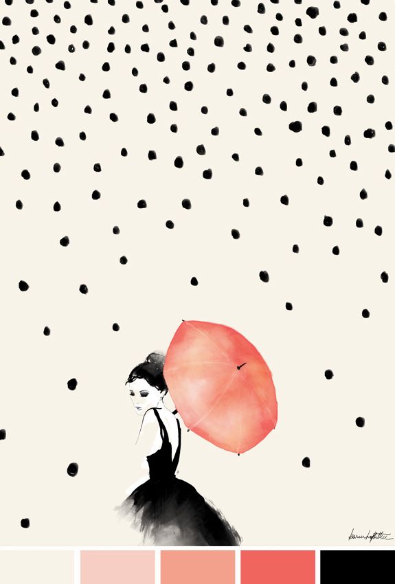 Inspiração do Dia | Polka Rain | Karen Hofstetter